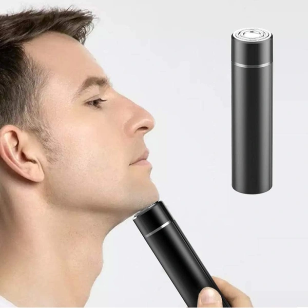 Mini Portable Electric Shaver washable Usb Charging  - Black