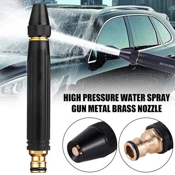 Water pressure Nozzel Metal Without Connectors  - Black