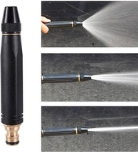 Water pressure Nozzel Metal Without Connectors  - Black