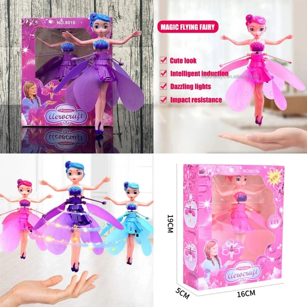 Flying Doll sensor auto fly 360 rotation 
