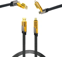 New 4 in 1 Data Cable All Mobile  - Black