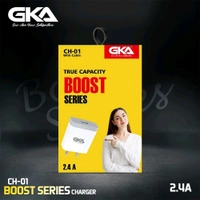 GKA 2.4Amp Single Plug Charger Fast Charging - White