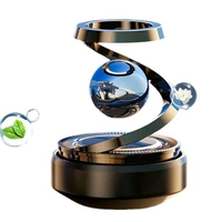 Star Ring Solar Car Perfume For Dashboard  - Black