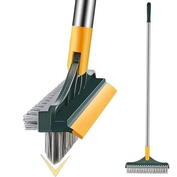 Boat 120° Rotating Twist Brush Floor Walls Tiles - black