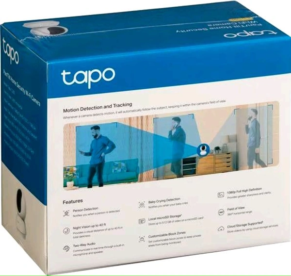 📸 Tapo C210 (Pack of 2) – 2K Pan/Tilt Smart Wi-Fi Security Cameras - White