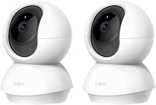 📸 Tapo C210 (Pack of 2) – 2K Pan/Tilt Smart Wi-Fi Security Cameras - White