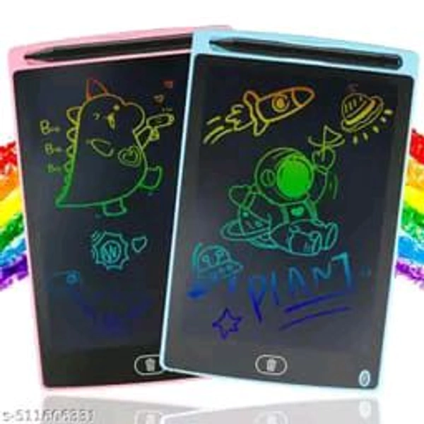 Indian Gadzet  Colorful LCD Writing & Drawing Tablet for Kids (8.5 Inch) - Black