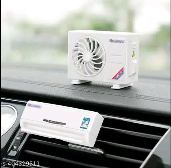Mini Split AC Style Car Air Freshener – Lavender Scent (1+1 Combo Pack) - White