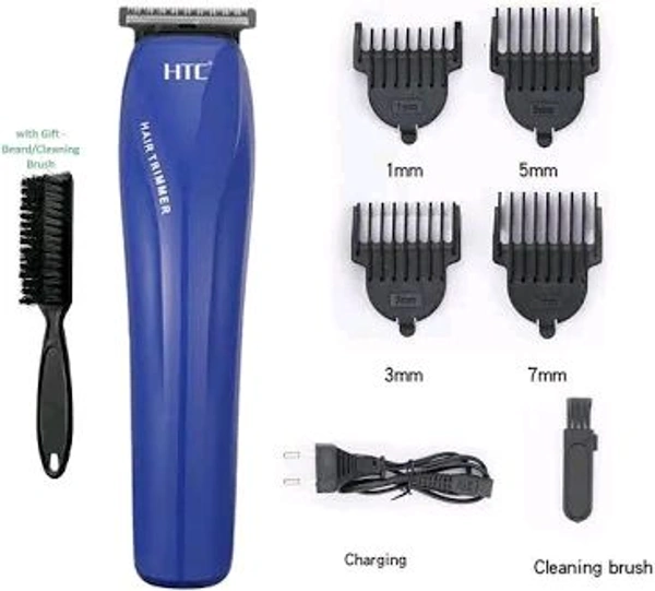 HTC Hair Trimmer AT-529 – Professional Grooming Kit - Blue