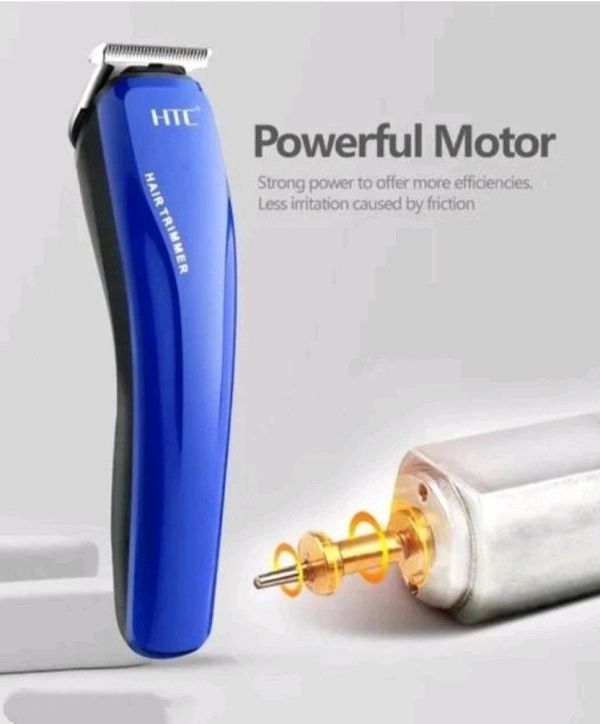 HTC Hair Trimmer AT-529 – Professional Grooming Kit - Blue