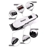 Kemei 🪒KM-809A Rechargeable Hair Trimmer – Pro Grooming at Home - White