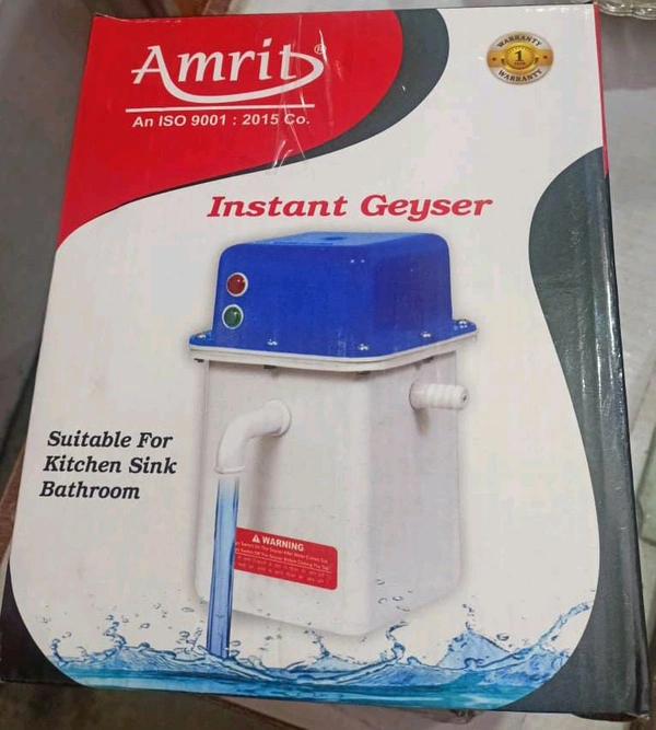 Indian Stuff  Amrit Instant Geyser  - White