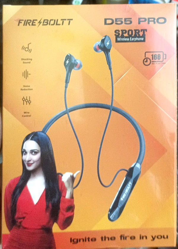 Fireboltt Fireblot Bluetooth Neckband 100 Hours Battery Backup 