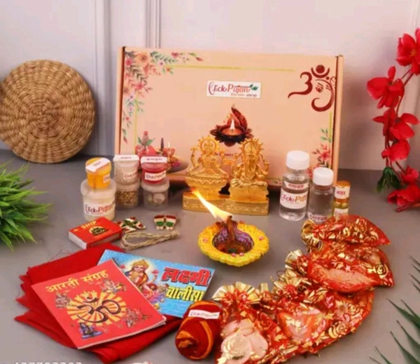 Indian Gadzet Diwali Pooja kit - multicolour