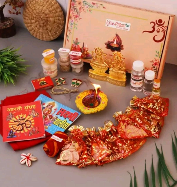 Indian Gadzet Diwali Pooja kit - multicolour