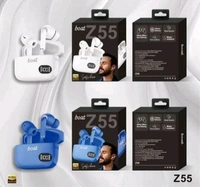 Boat Z55 Earbuds Charging Display Bass Sound - Blue