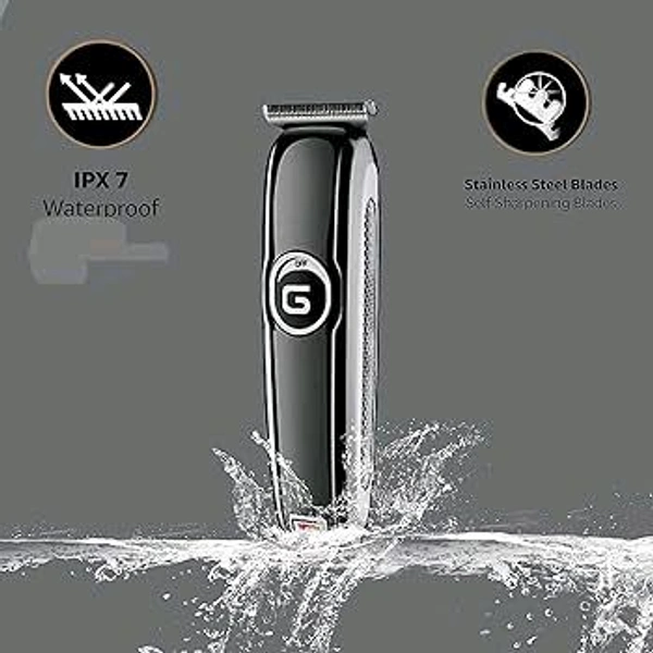 Geemy GM-6050 Professional Hair Trimmer – Precision Cutting & Grooming - Silver