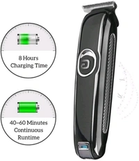 Geemy GM-6050 Professional Hair Trimmer – Precision Cutting & Grooming - Silver