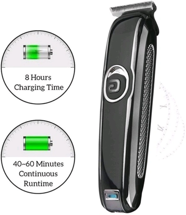 Geemy GM-6050 Professional Hair Trimmer – Precision Cutting & Grooming - Silver
