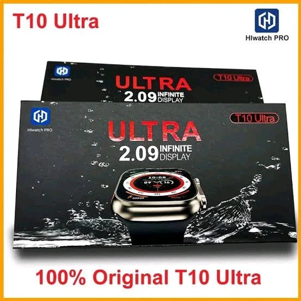 Hiwatch Pro T0 Ultra Smart Watch  - Black