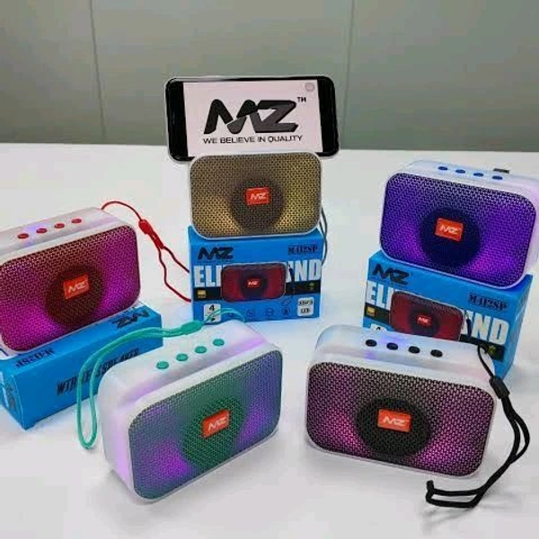MZ 412SP Bluetooth Speaker LED - Silver