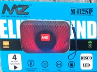 MZ 412SP Bluetooth Speaker LED - Silver