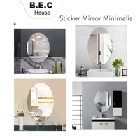 Self-Adhesive Mirror Unbreakable Sticker - White