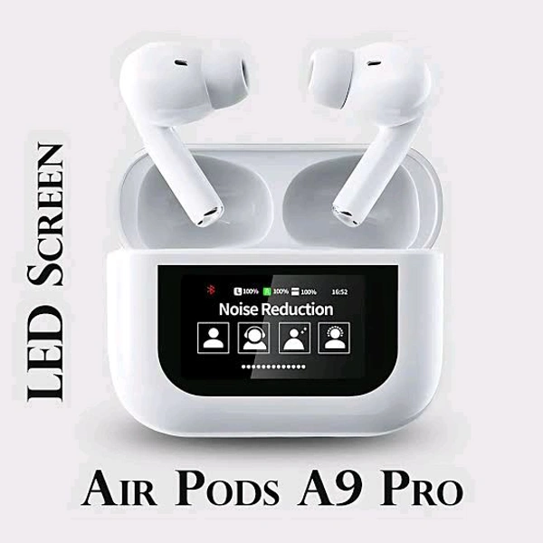 Airpods AirPods A9 Pro – Premium Sound with LED Display - White