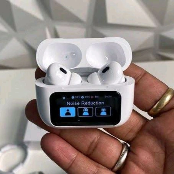 Airpods AirPods A9 Pro – Premium Sound with LED Display - White