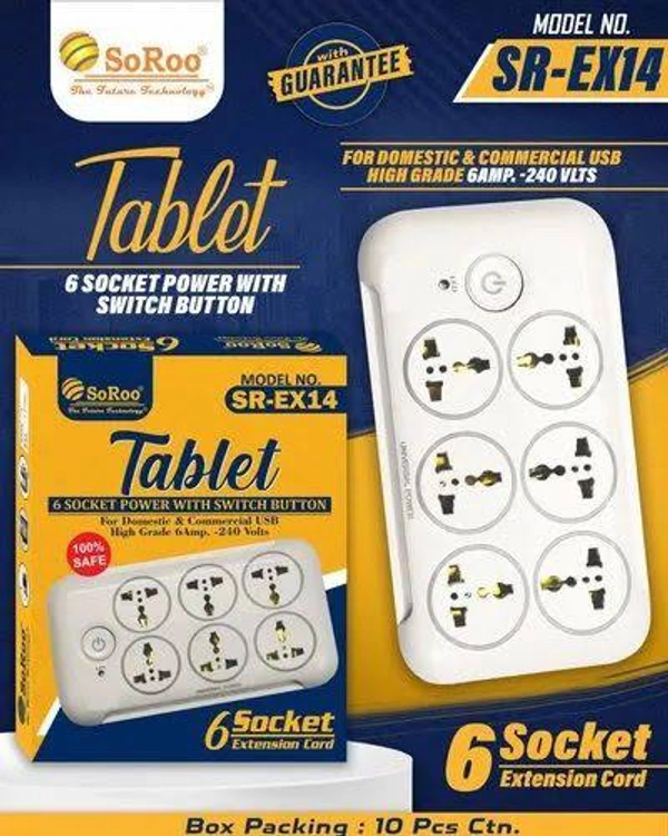 Soroo Extension Board 6 Plugs