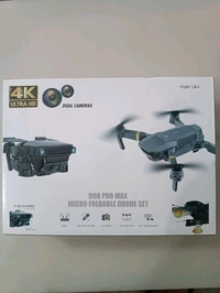 Indian Gadzet  998 Pro Max Smart drone 4K Dual Camera Foldable Remote Control - Black