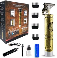 Indian Gadzet  Buddha Hair Trimmer – Professional Cordless Zero Gapped Beard & Hair Clipper - Gold