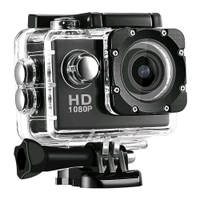 Full HD 1080p Sports Action Waterproof Camera  - Black