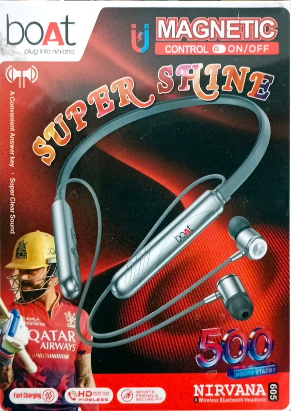 Boat Nirvana 605 Bluetooth Neckband - Boat Nirvana 605