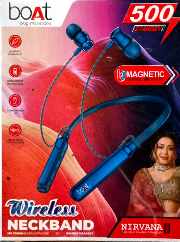 Boat Nirvana 605 Bluetooth Neckband - Boat Nirvana 604