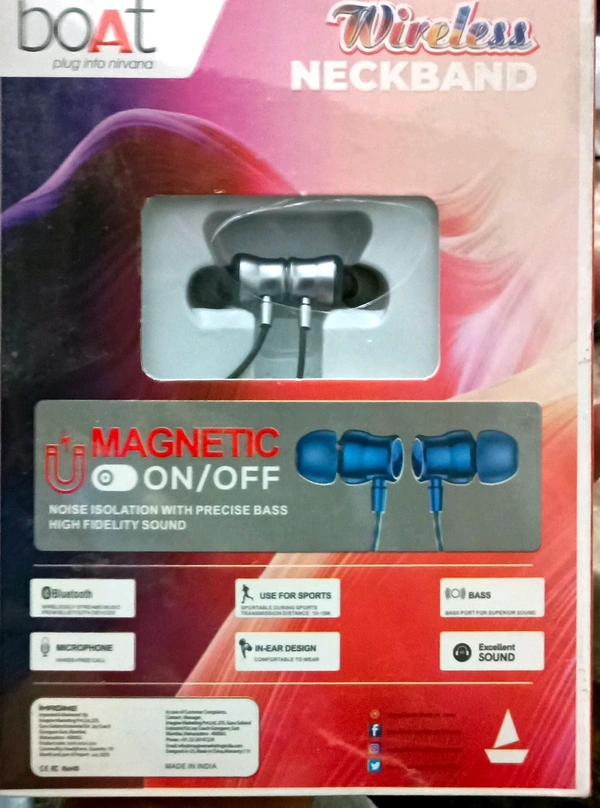 Boat Nirvana 605 Bluetooth Neckband - Boat Nirvana 604