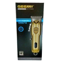 Geemy ✂️ GEEMY GM-6716 Professional Hair Trimmer - Gold