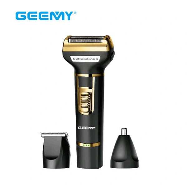 Geemy ✂️ GEEMY GM-6691 3-in-1 Professional Hair Trimmer & Shaver - Black