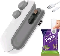 ✂️ Portable Mini Bag Sealer – USB Rechargeable Food Packet Sealing Machine