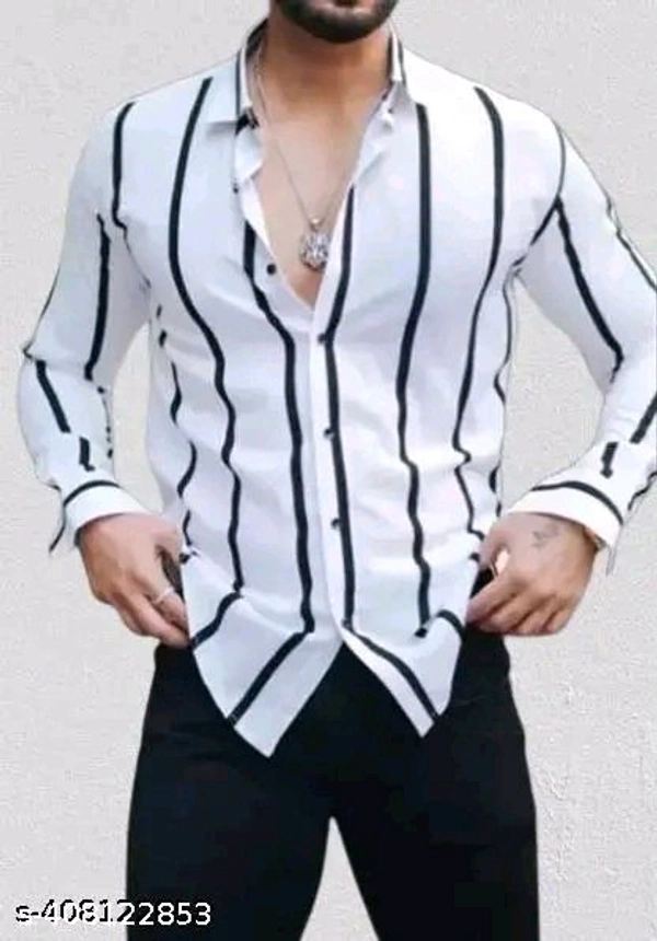 Catalog Name:*Classic Latest Men Shirts*
Fabric: Lycra
Sleeve Length: Long Sleeves
Pattern: Striped
Net Quantity (N): 1
Sizes:
S (Chest Size: 38 in, Length Size: 28 in) 
M (Chest Size: 40 in, Length Size: 28.5 in) 
L (Chest Size: 42 in, Length Size: 29 in) 
XL (Chest Size: 44 in, Length Size: 30 in) 

Dispatch: 2 Days

 - Yellow, S M L XL