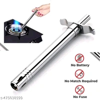 Stainless Steel Electronic Gas Lighter, (Pack Of 2) (COMBO OFFER BUY 1 GET 1 FREE)