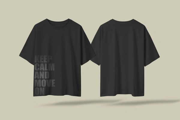 CHITRAVÉ CLOTHING (Keep Calm Oversized T-Shirt) - XL