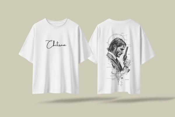 CHITRAVÉ CLOTHING (Continental Code Oversized T-Shirt) - L