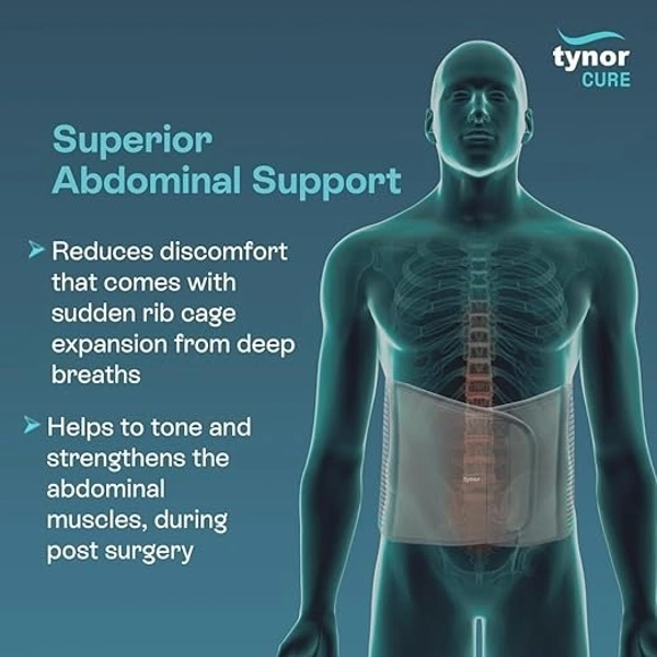 ABDOMINAL SUPPORT 9 X 23 CM A01 XL TYNOR