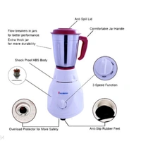BluBerry Advanve mixer grinder with four stainless steel - Cash on delivery, Pay on delivery, Free Size, White