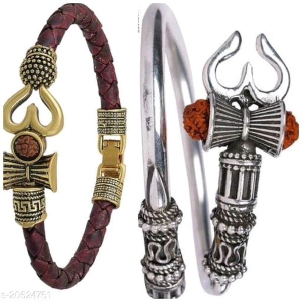 Stylish Men's Combo Brown Bracelet*
