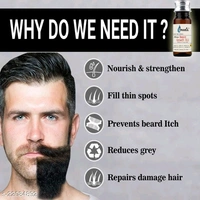 Omanta Premium Gentle Beard Oil & Wax - Free Size, 7 days Replacement