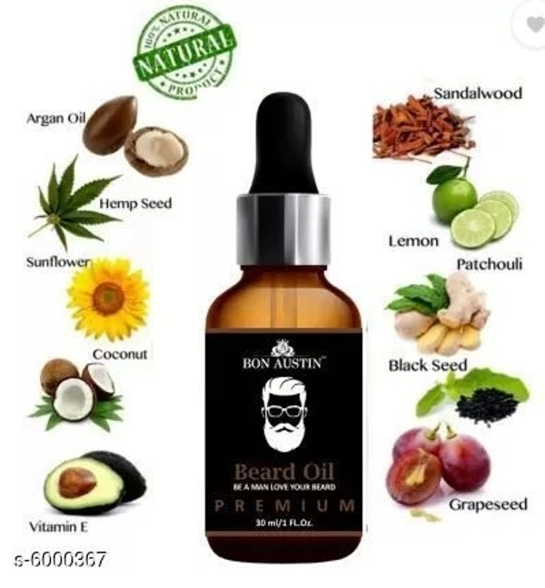 Proffesional Relief Beard Oil & Wax - 3.0 ✪, Free Size