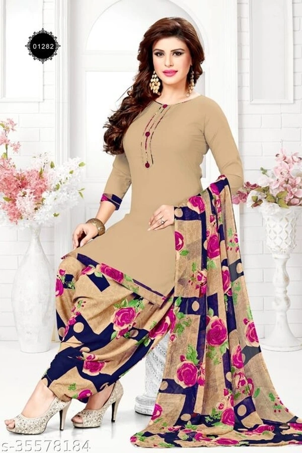Dimple Sensational Salwar Suits & Dress Materials - Blu, 4.1 ✪, UN Stitched, free shipping, 7 day replacement And return