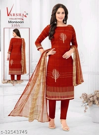 Dimple Ensemble Salwar Suits & Dress Materials*l - pink, 4.5 ✪, UN Stitched, free shipping, 7 days replacement and   return